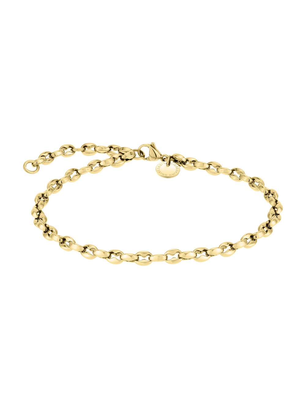 Liebeskind Berlin Fußkette Damen Edelstahl gold, ONE SIZE