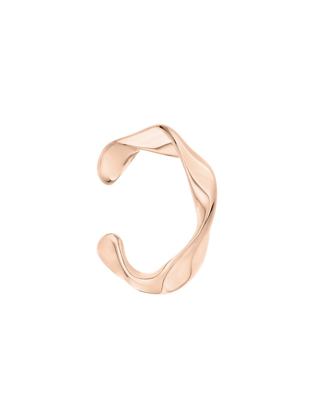 Liebeskind Berlin Ohrringe The Organic Twist Damen Edelstahl roségold, ONE SIZE