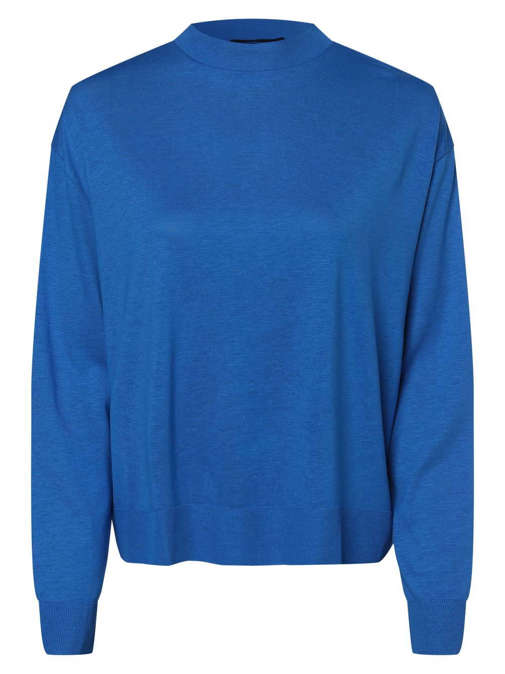 Drykorn - Damska koszulka z długim rękawem – Birini, niebieski
