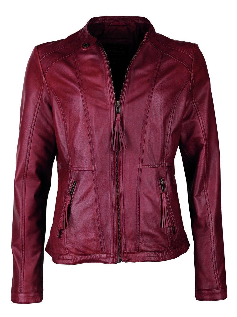 JCC Lederjacke Damen rot, S