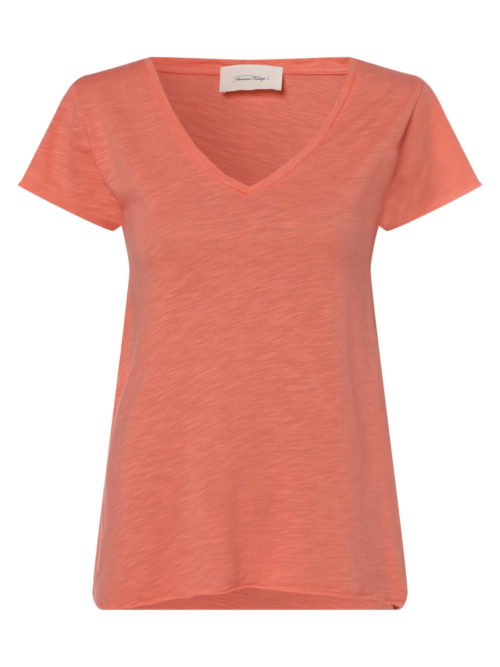 American vintage - T-shirt damski – Jacksonville, pomarańczowy|różowy