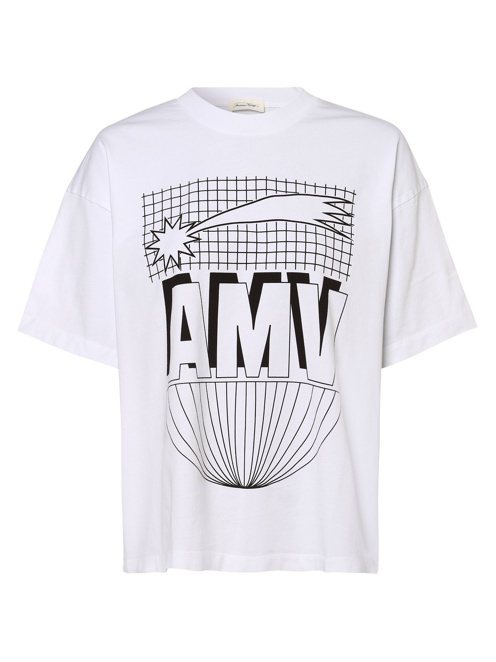 American vintage - T-shirt damski – Fizvalley, biały