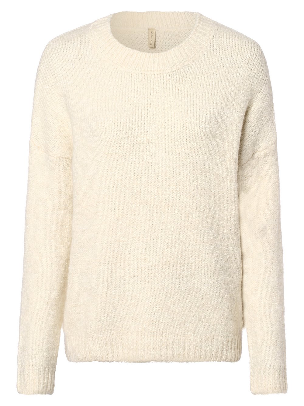 Soyaconcept® - Damski sweter z domieszką alpaki – SC-Gunna 1, biały