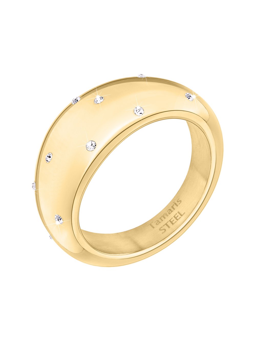 Tamaris Ring Damen Edelstahl gold, 52