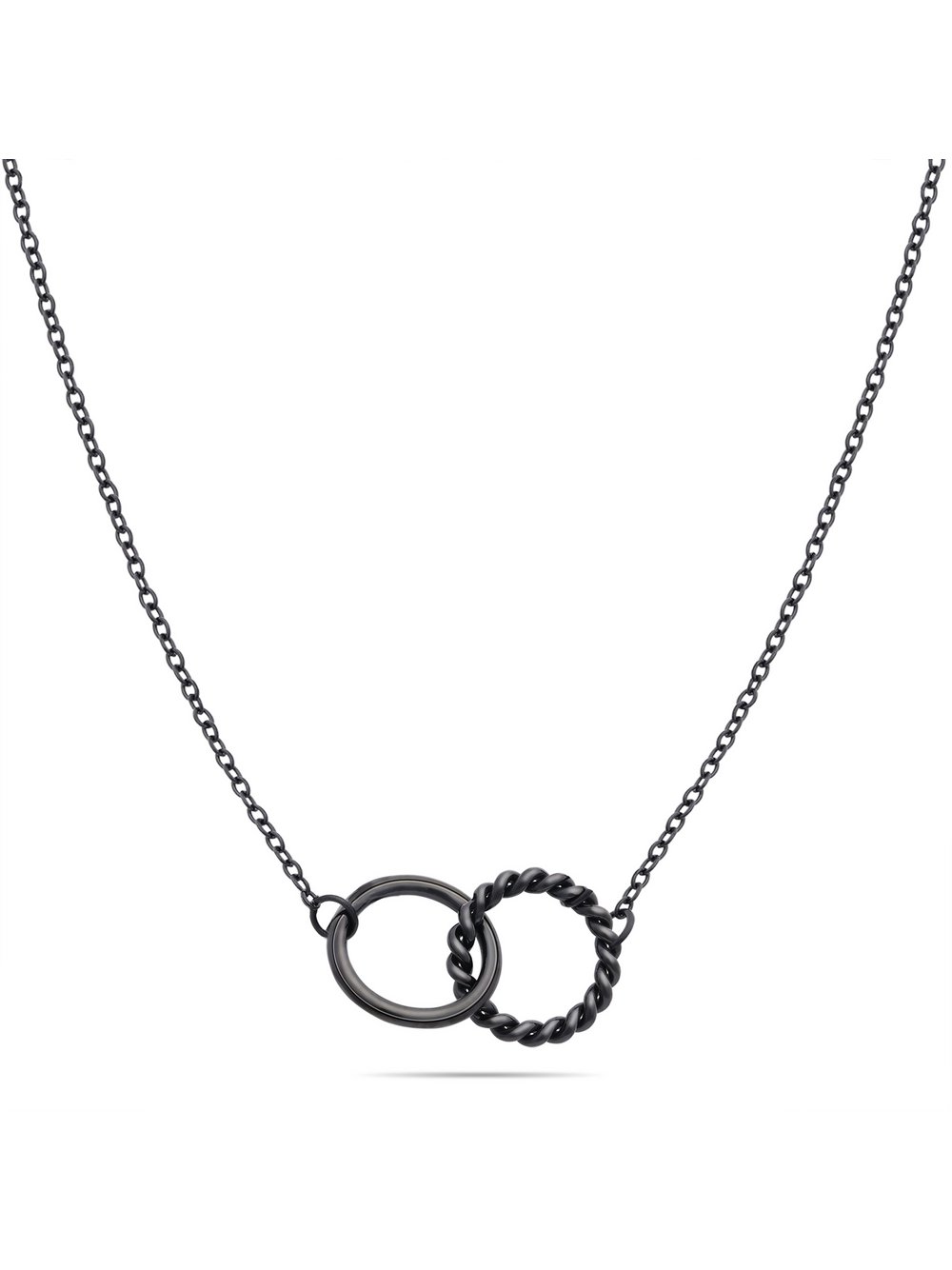 Thumbnail - Tamaris Kette Twisted Damen Edelstahl schwarz, ONE SIZE