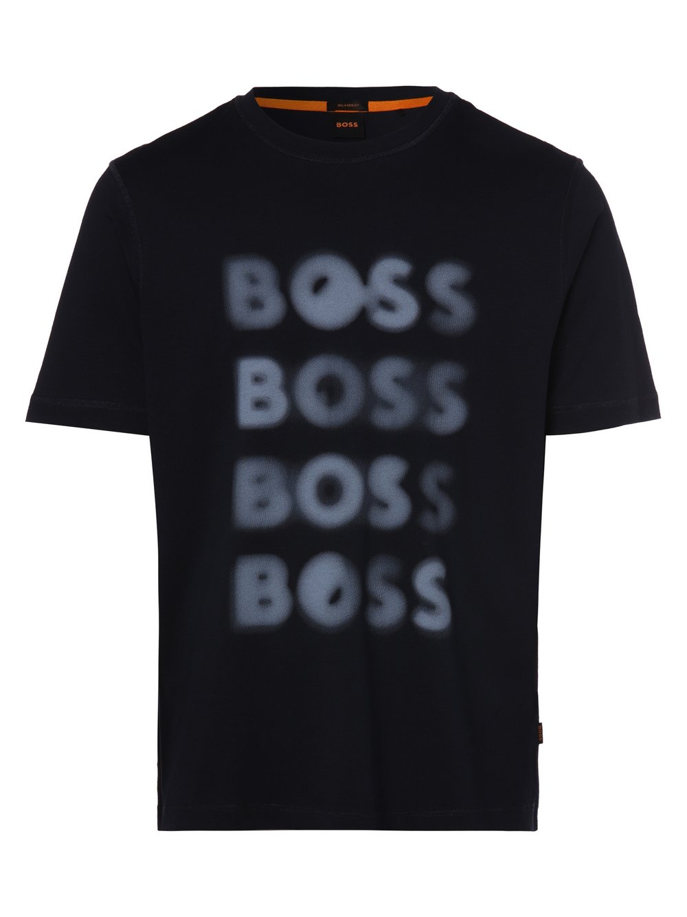 BOSS Orange - T-shirt męski – Teetrury 2, niebieski