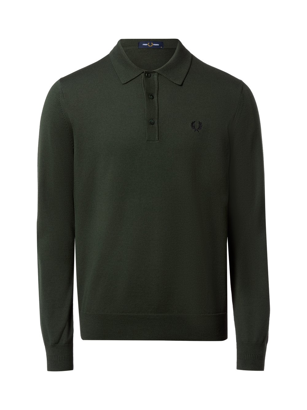 Fred Perry Pullover Herren Wolle grün, M