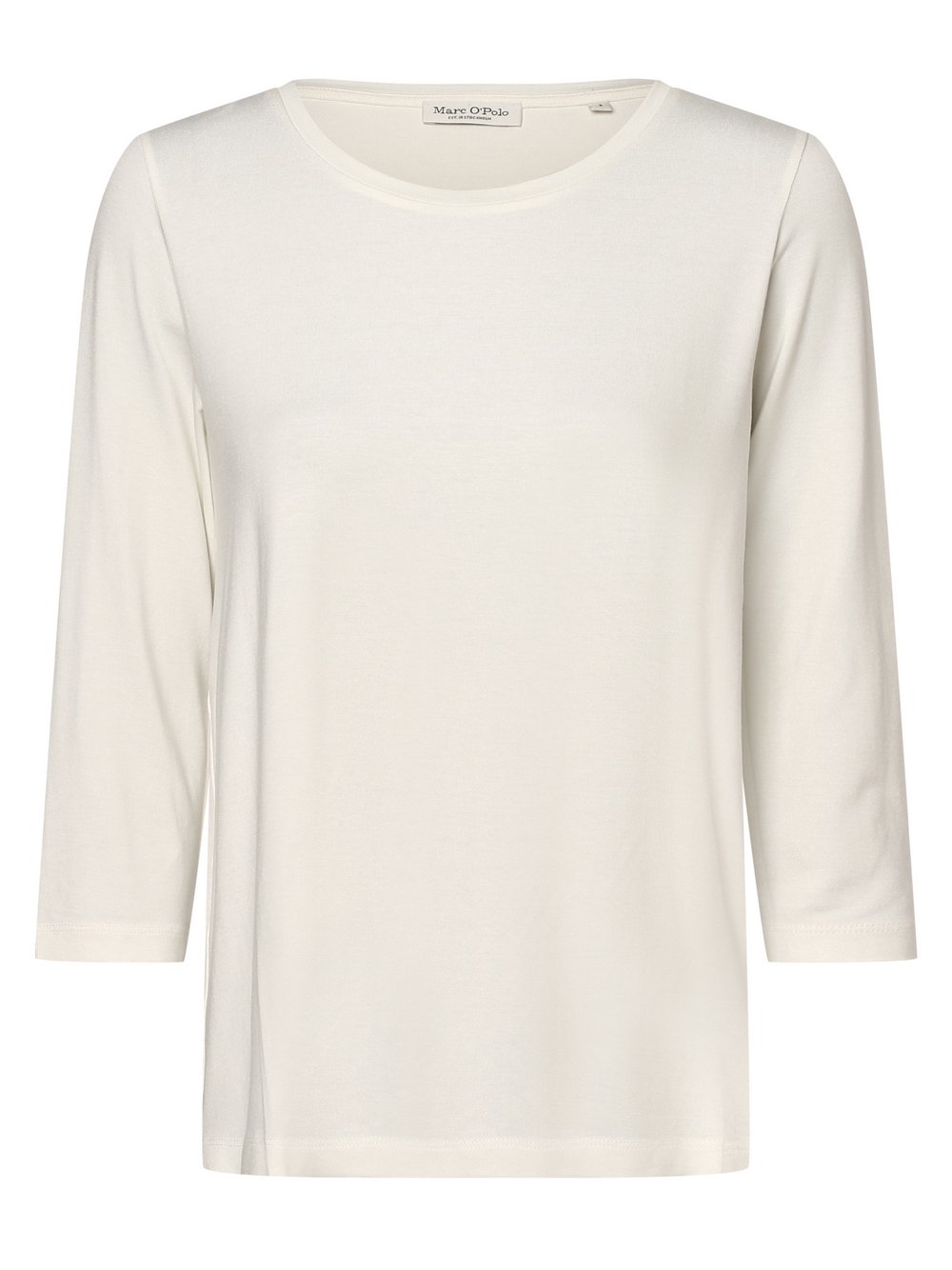 Marc O'Polo - Damska koszulka z długim rękawem, biały