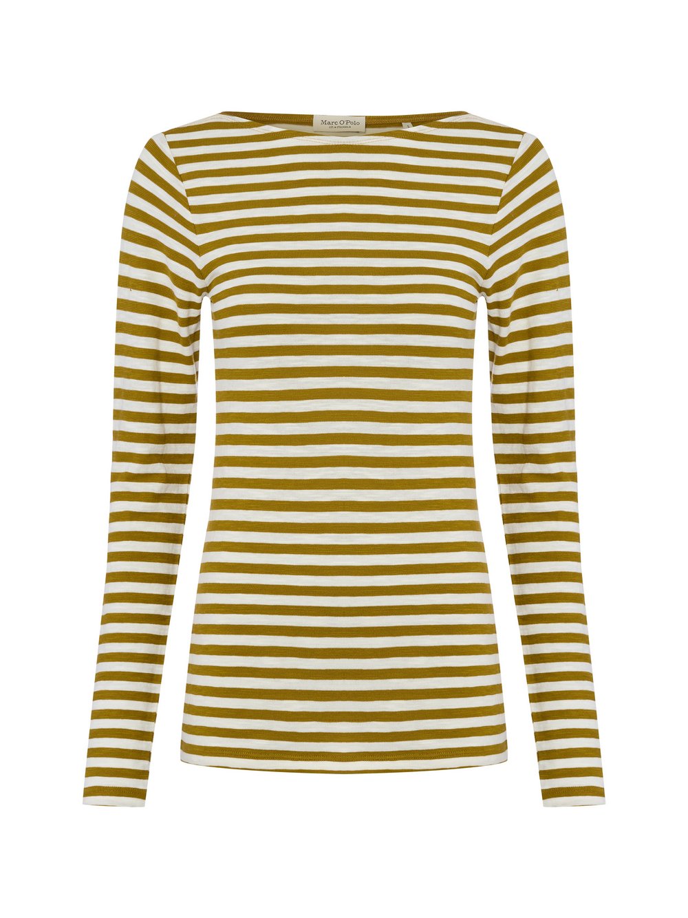 Thumbnail - Marc O'Polo Langarmshirt Damen Jersey mehrfarbig gestreift, XL