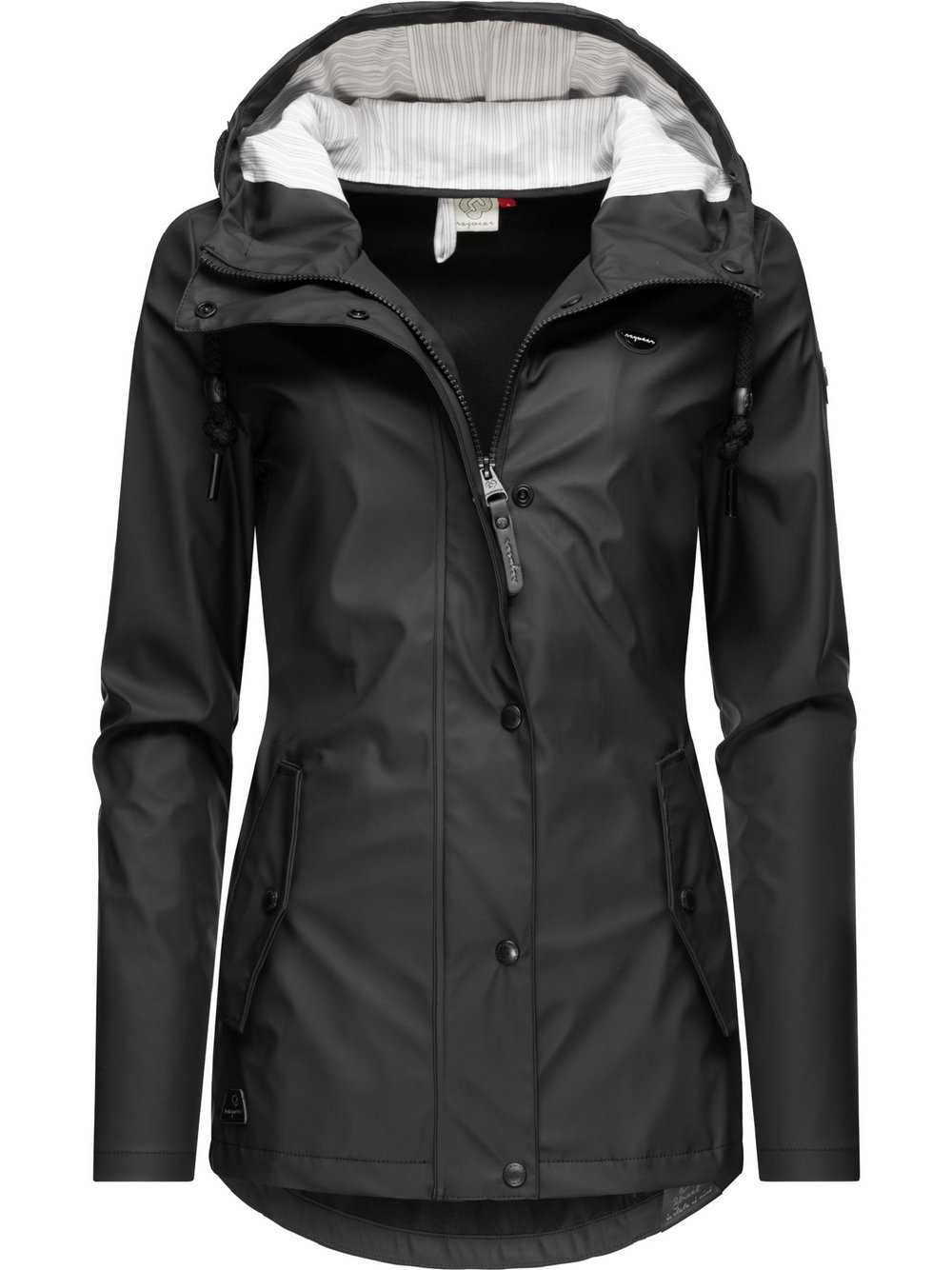 Ragwear Regenjacke Damen schwarz, XL