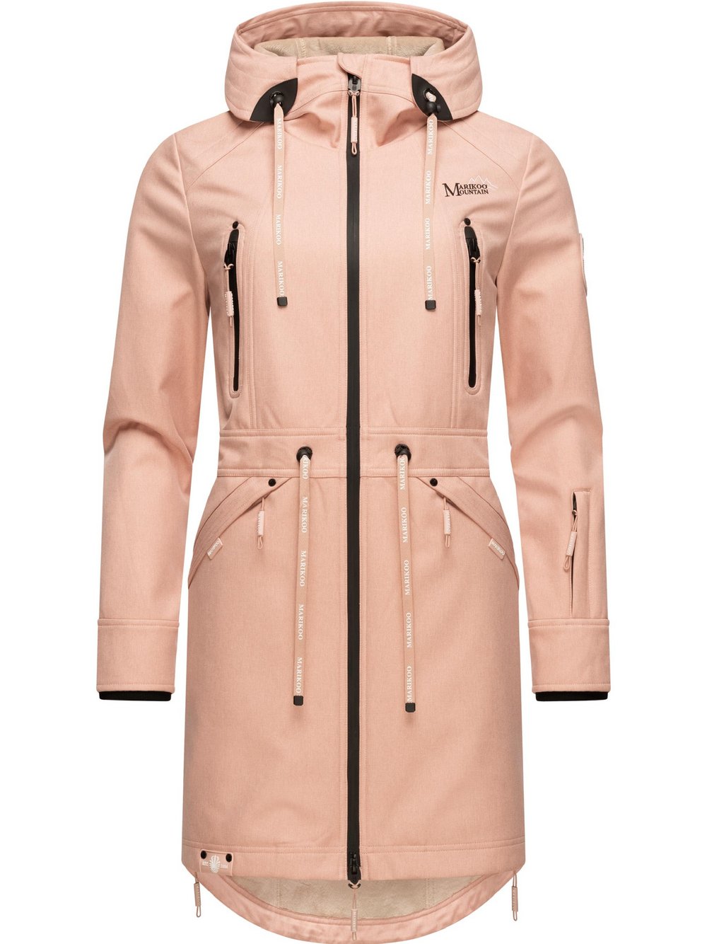 Marikoo Funktionsmantel Damen rosa, XXL