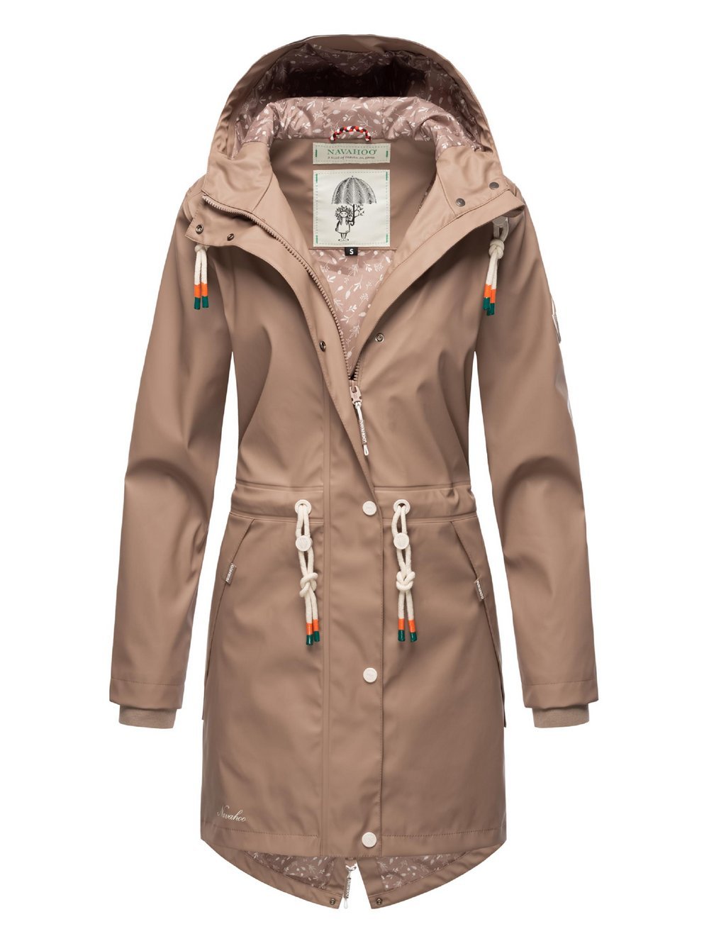 Navahoo Regenjacke Damen braun, XS