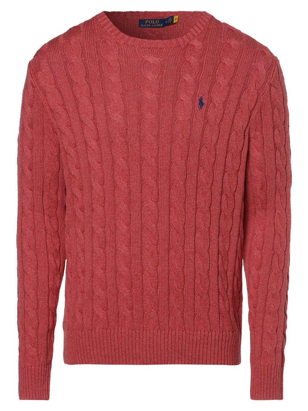 Polo Ralph Lauren - Sweter męski, czerwony|wyrazisty róż