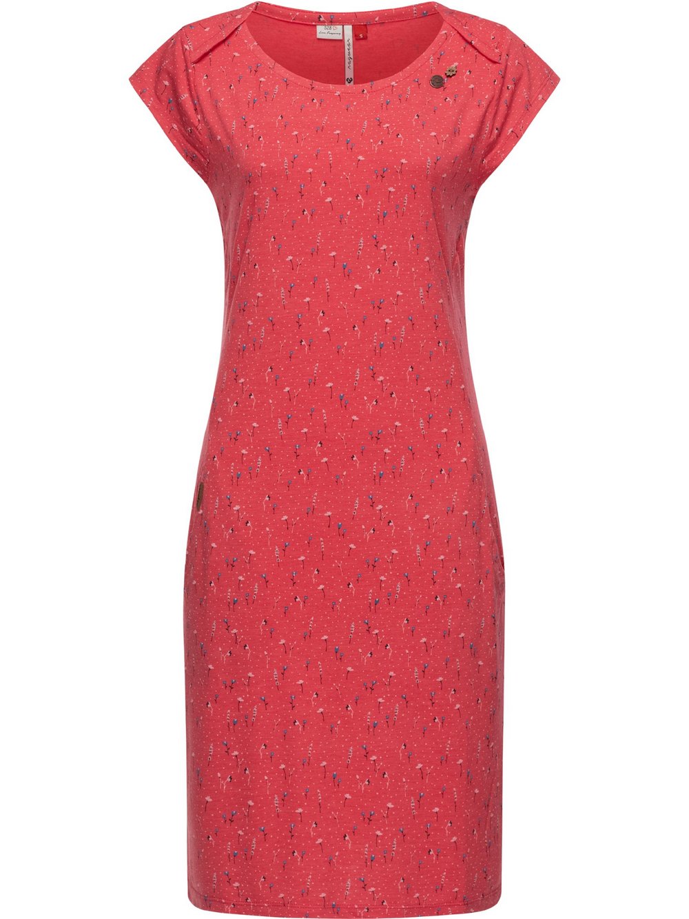 Ragwear Sommerkleid Damen Baumwolle rot, S