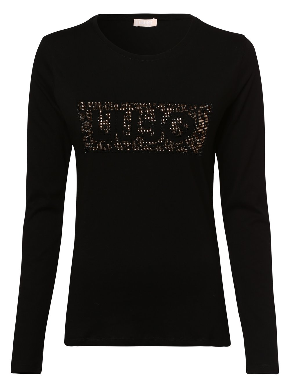Liu Jo Collection - Damska koszulka z długim rękawem, czarny