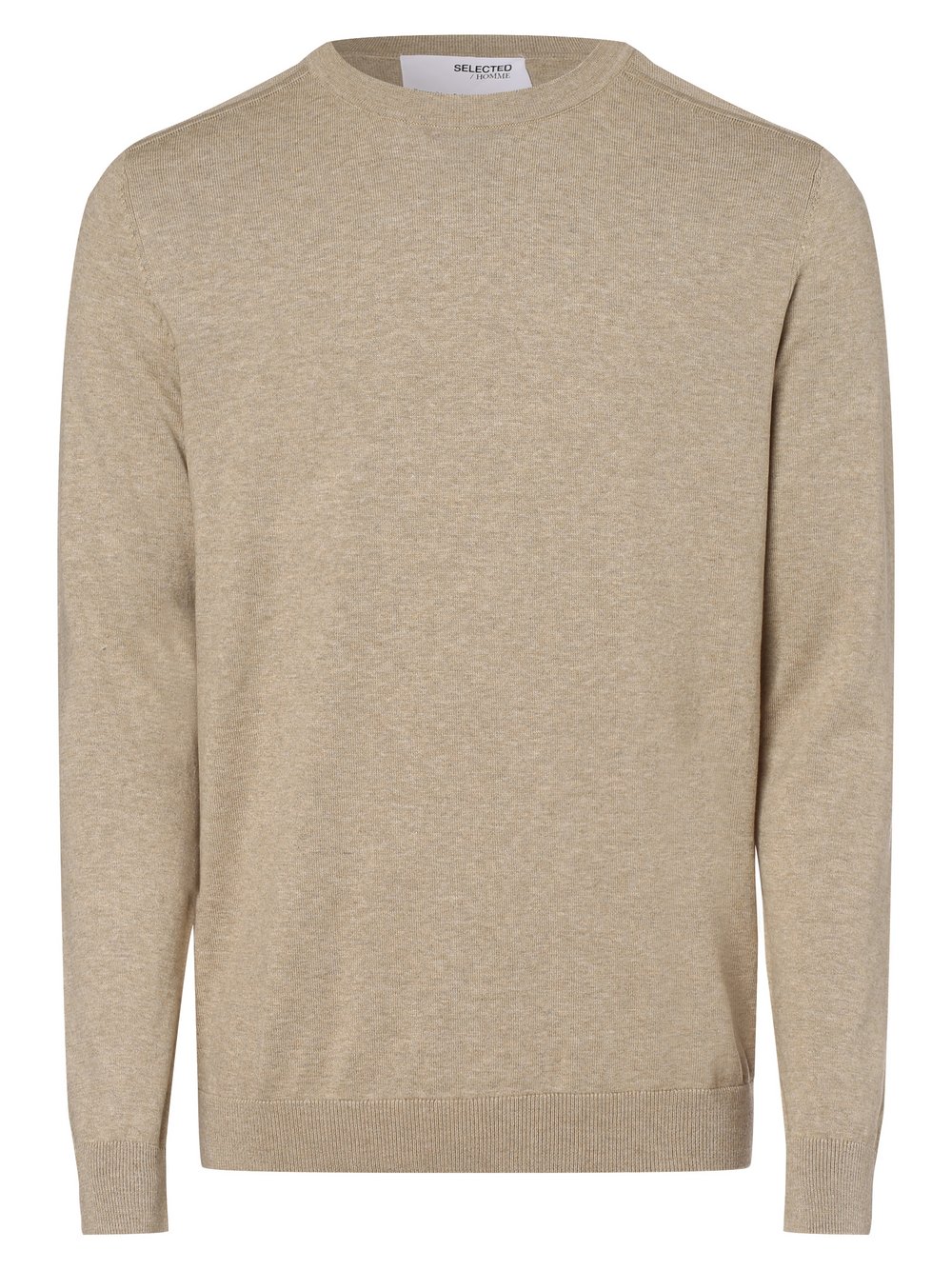 Selected - Sweter męski – SLHBerg, beżowy