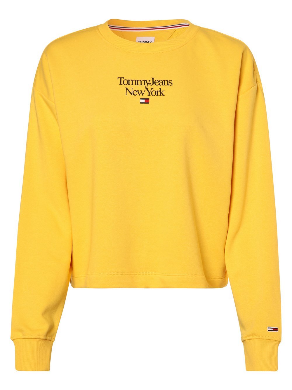 Tommy Jeans - Damska bluza nierozpinana, żółty