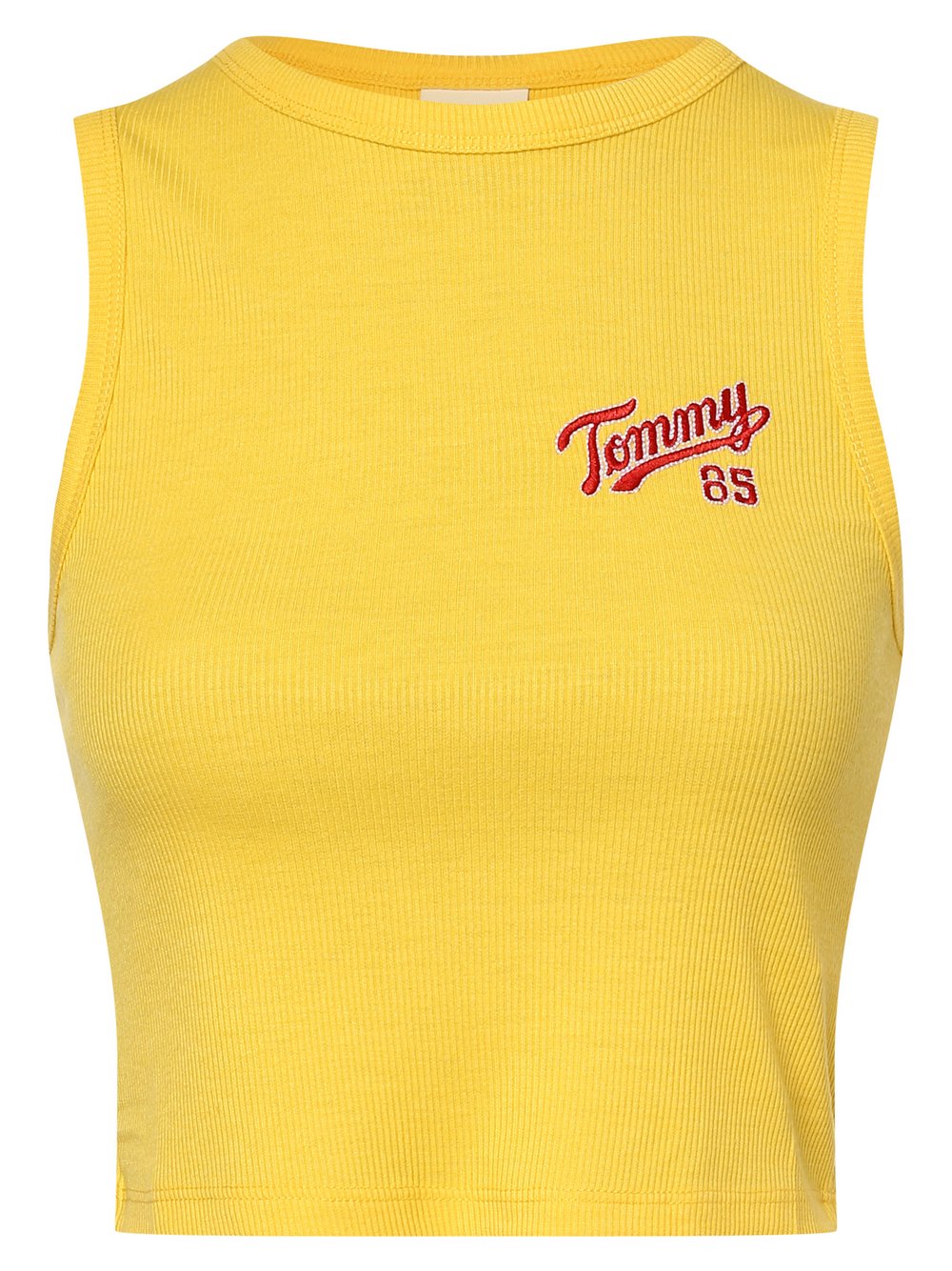 Tommy Jeans - Top damski, żółty