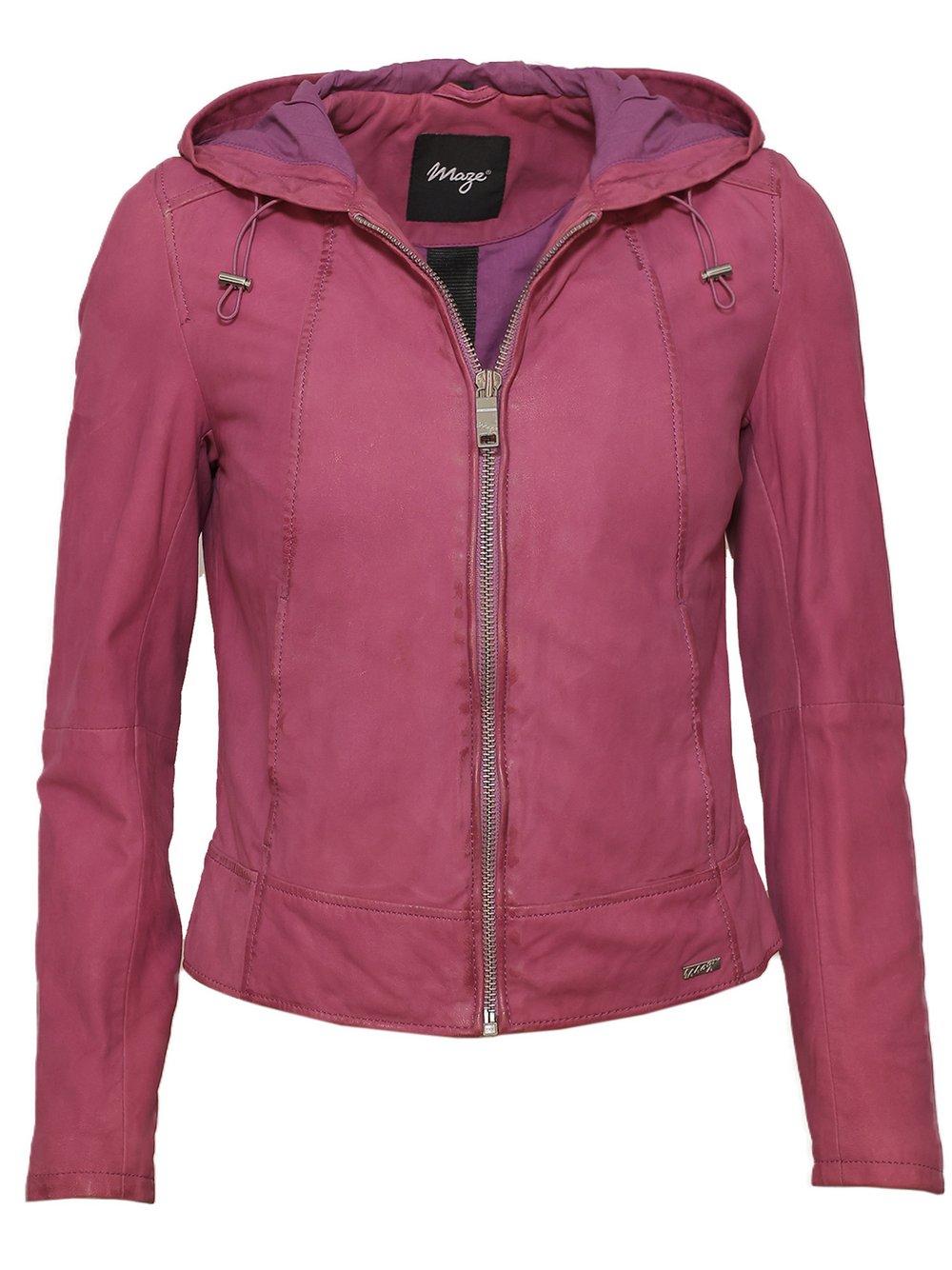 Thumbnail - Maze Lederjacke Damen pink, S