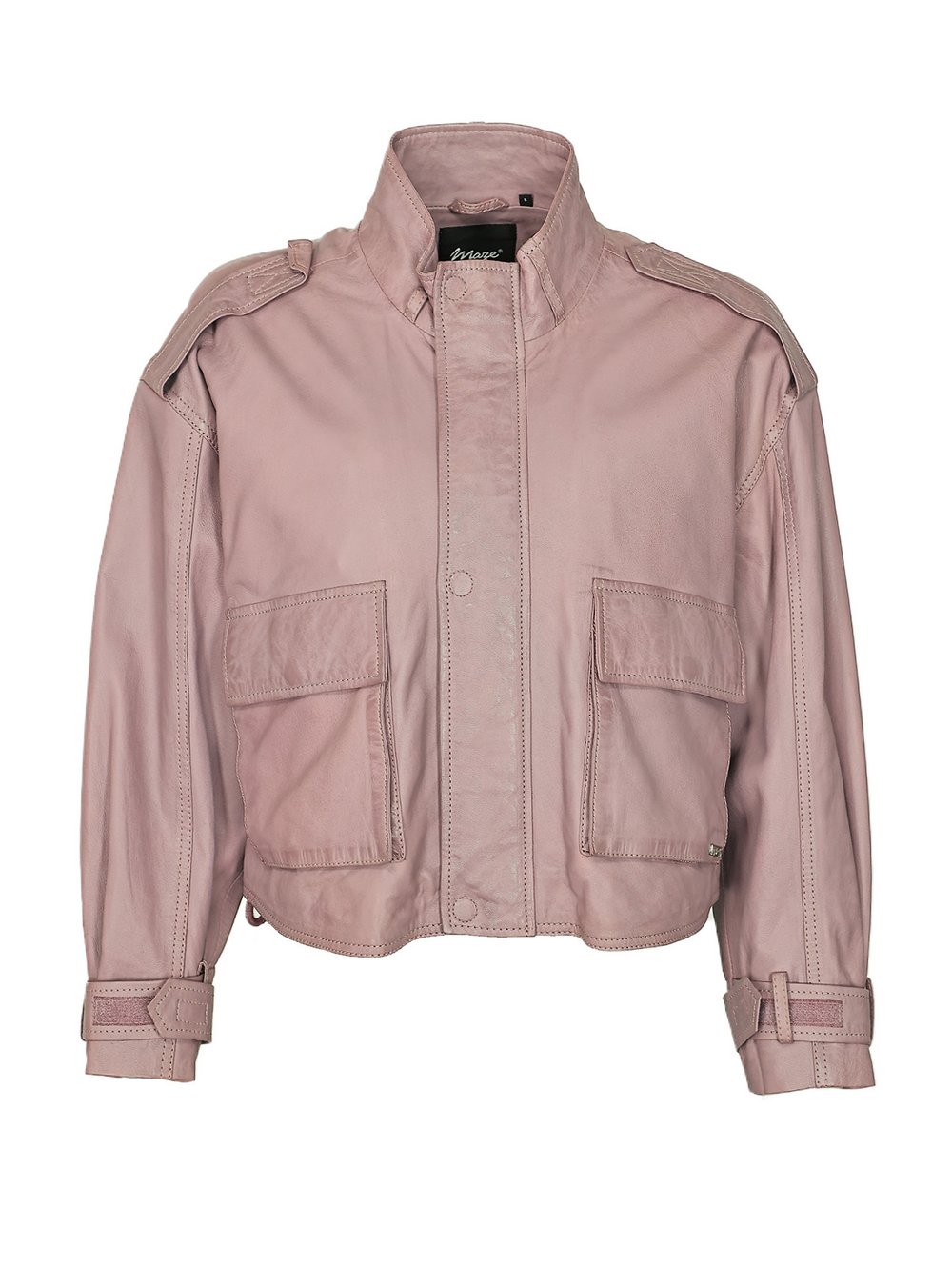 Maze Lederjacke Damen rosa, S