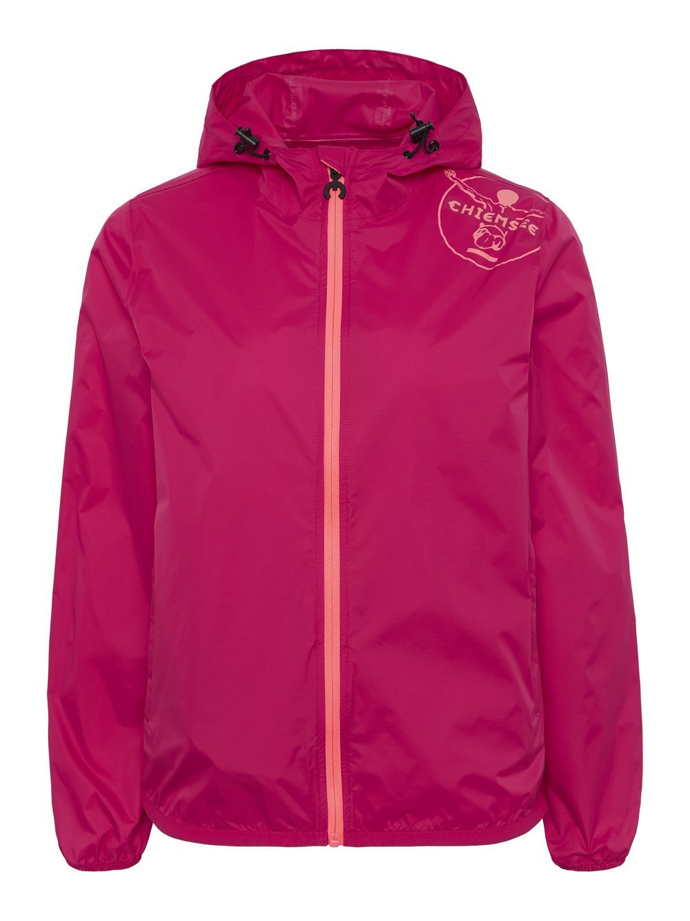 Chiemsee Regenjacke Damen Polyamid pink bedruckt, XXS