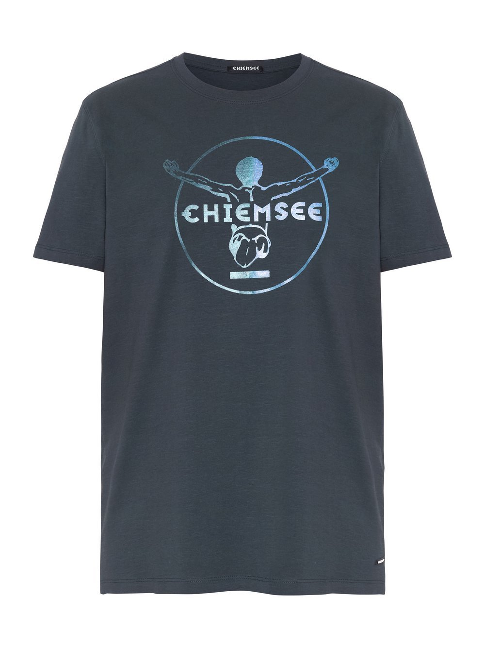 Chiemsee T-Shirt Herren Baumwolle blau bedruckt, XL