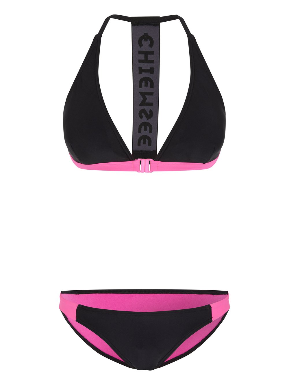 Chiemsee Bikini Damen Polyamid schwarz gemustert, 36A