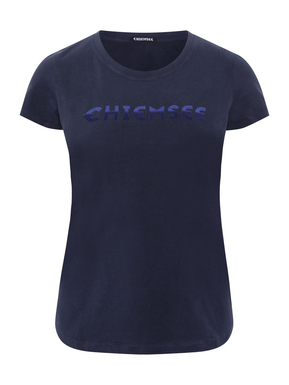 Chiemsee T-Shirt Damen Baumwolle blau bedruckt, XS