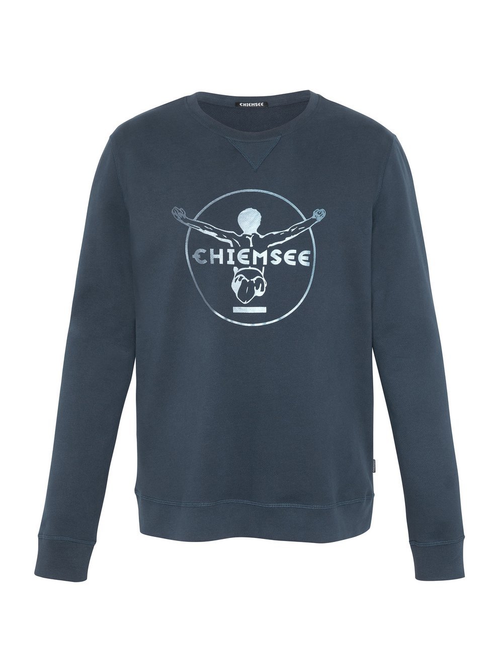 Chiemsee Sweatshirt Herren Baumwolle blau bedruckt, S