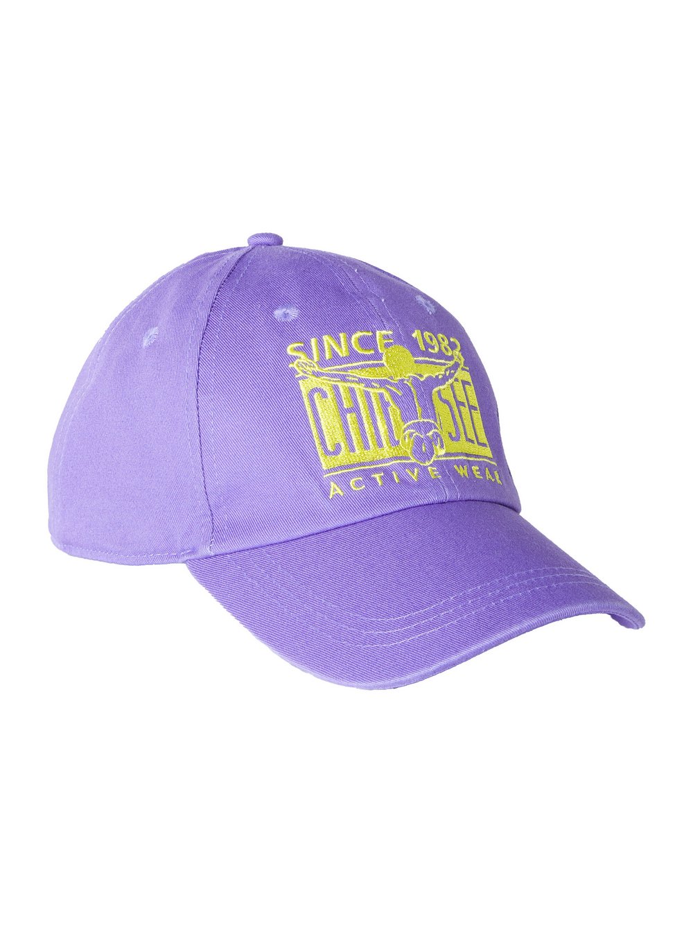 Chiemsee Cap Damen Baumwolle lila bedruckt, ONE SIZE