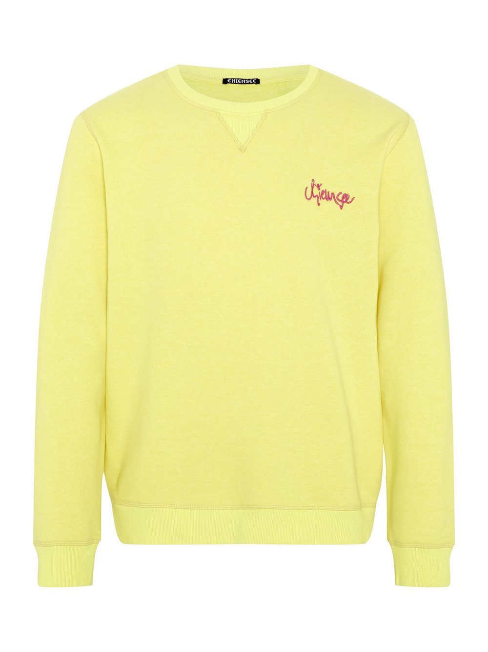 Thumbnail - Chiemsee Sweatshirt Herren Baumwolle gelb bedruckt, S