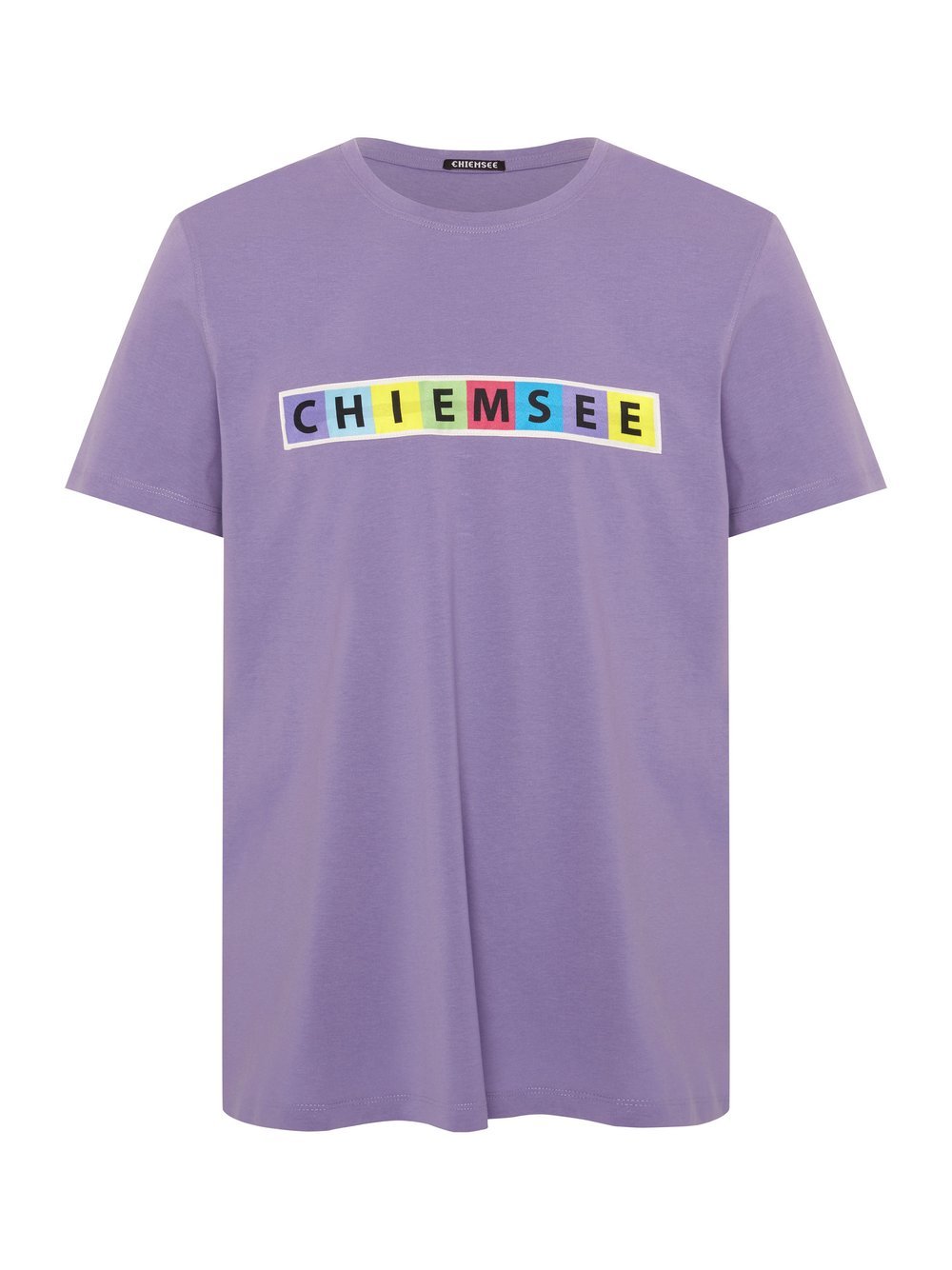 Chiemsee T-Shirt Herren Baumwolle lila bedruckt, S