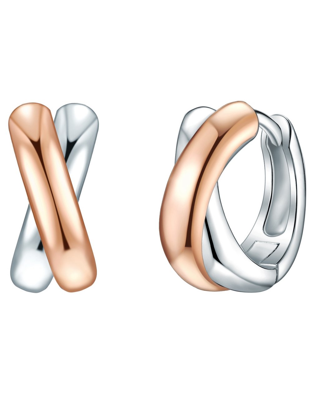 Thumbnail - Rafaela Donata Creolen Damen Sterlingsilber silber, ONE SIZE