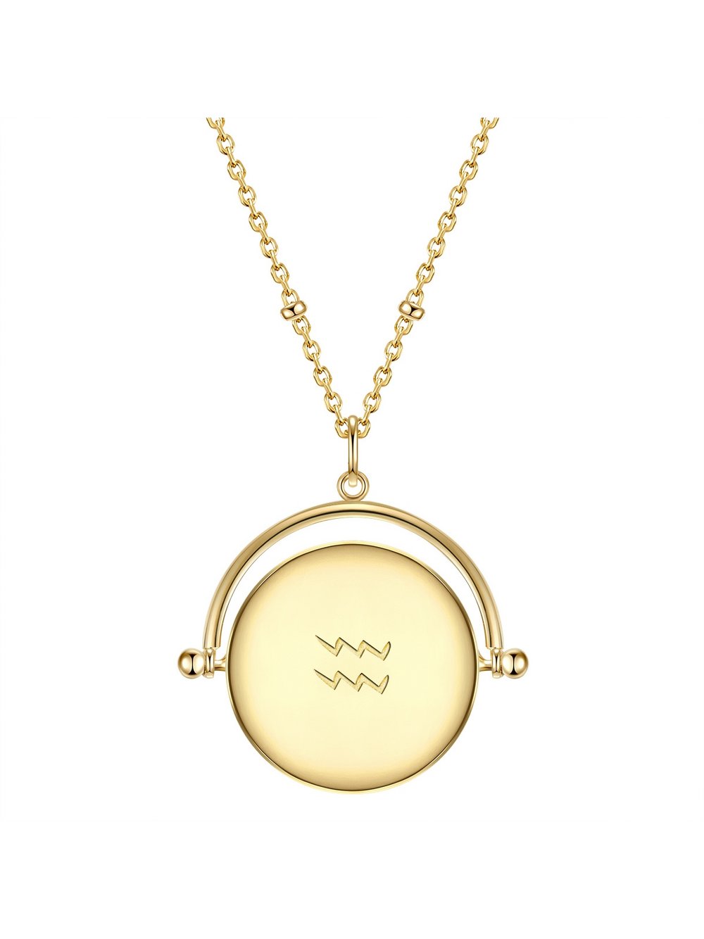 Thumbnail - Glanzstücke München Halskette Damen Sterlingsilber gold, ONE SIZE
