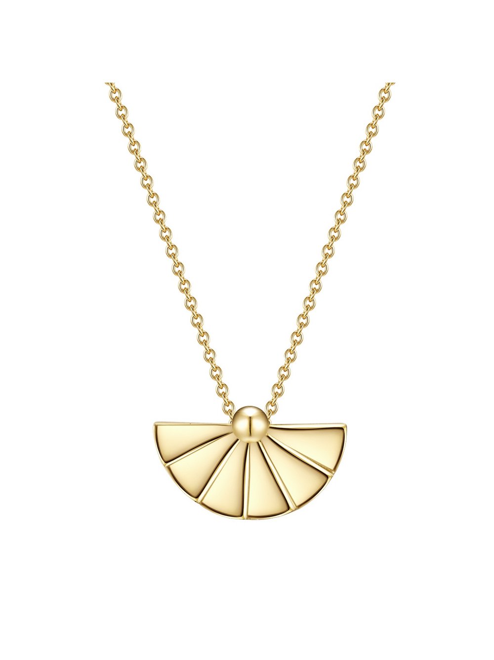 Glanzstücke München Halskette Damen Sterlingsilber gold, ONE SIZE