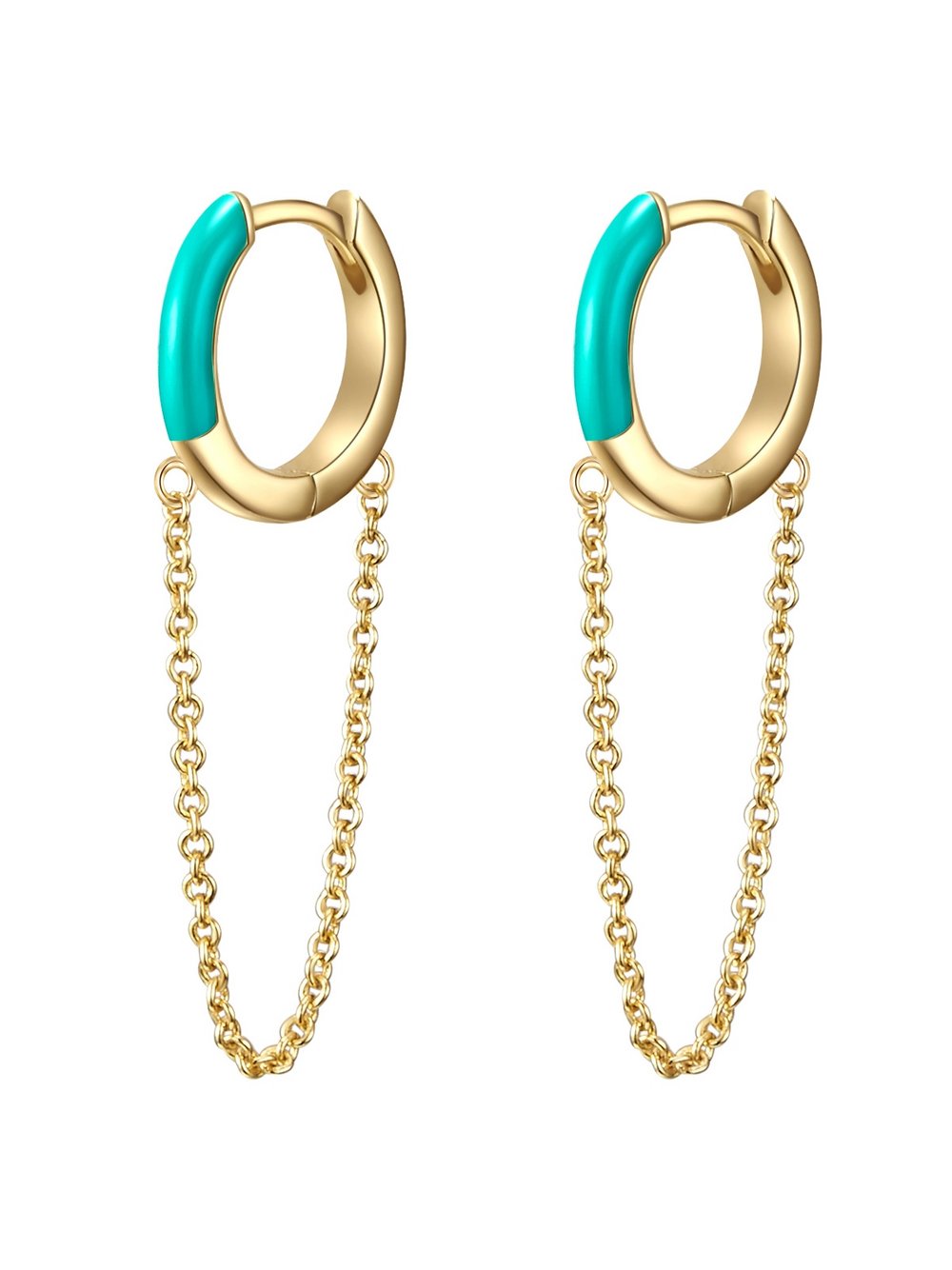 Thumbnail - Glanzstücke München Creolen Damen Sterlingsilber gold, ONE SIZE