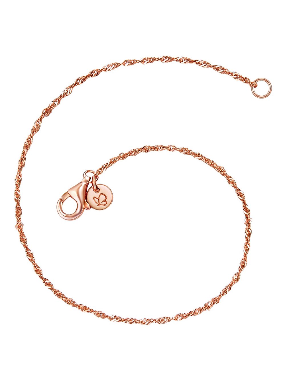 Glanzstücke München Armband Damen Sterlingsilber roségold, 17