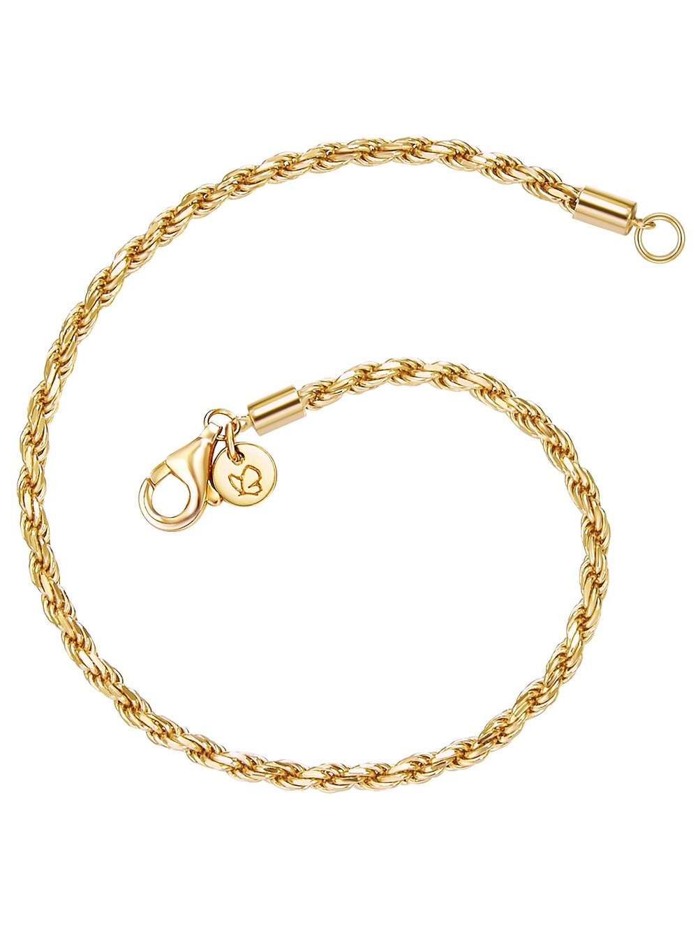 Glanzstücke München Armband Damen Sterlingsilber gold, 19