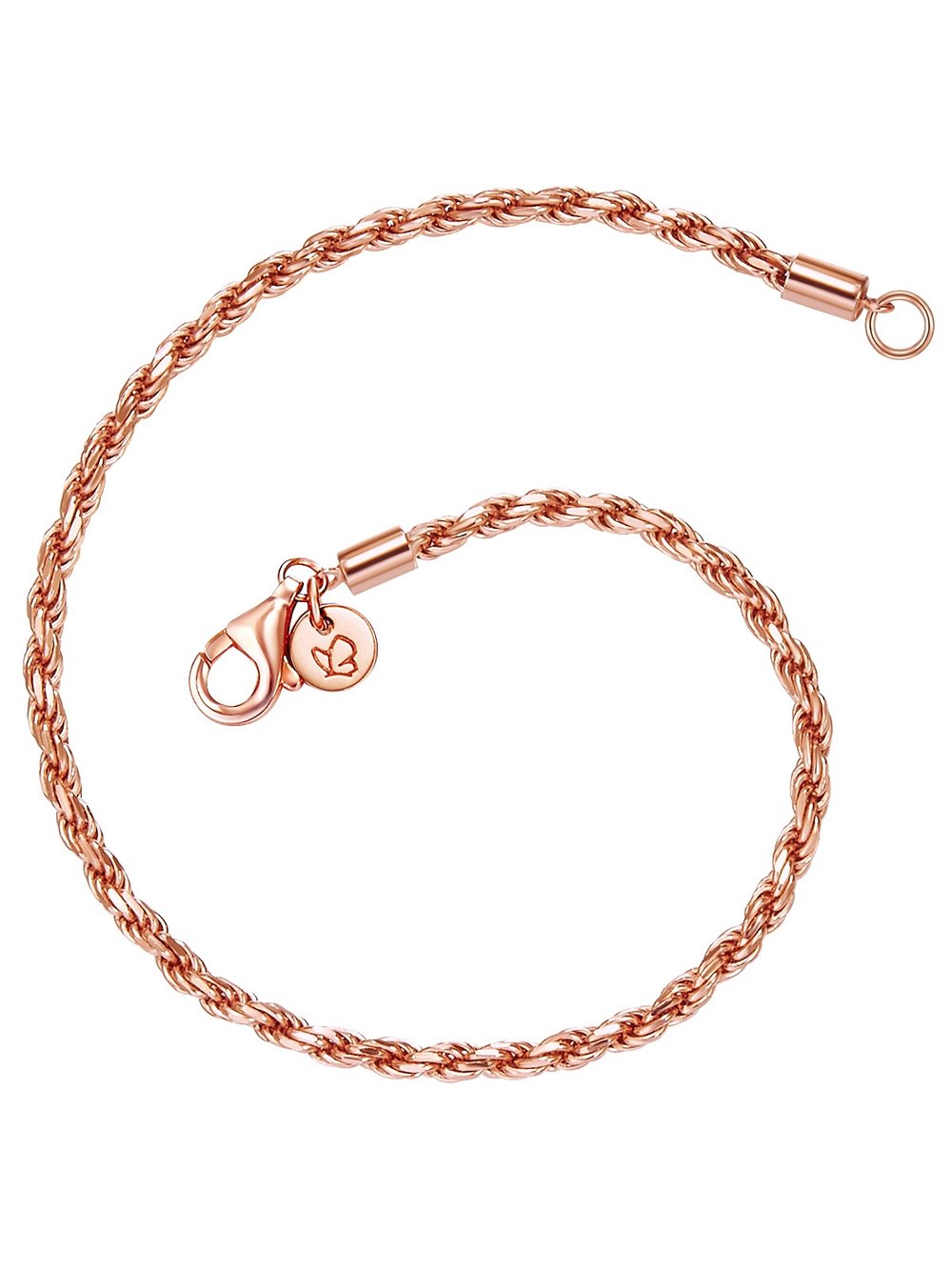 Glanzstücke München Armband Damen Sterlingsilber roségold, 19