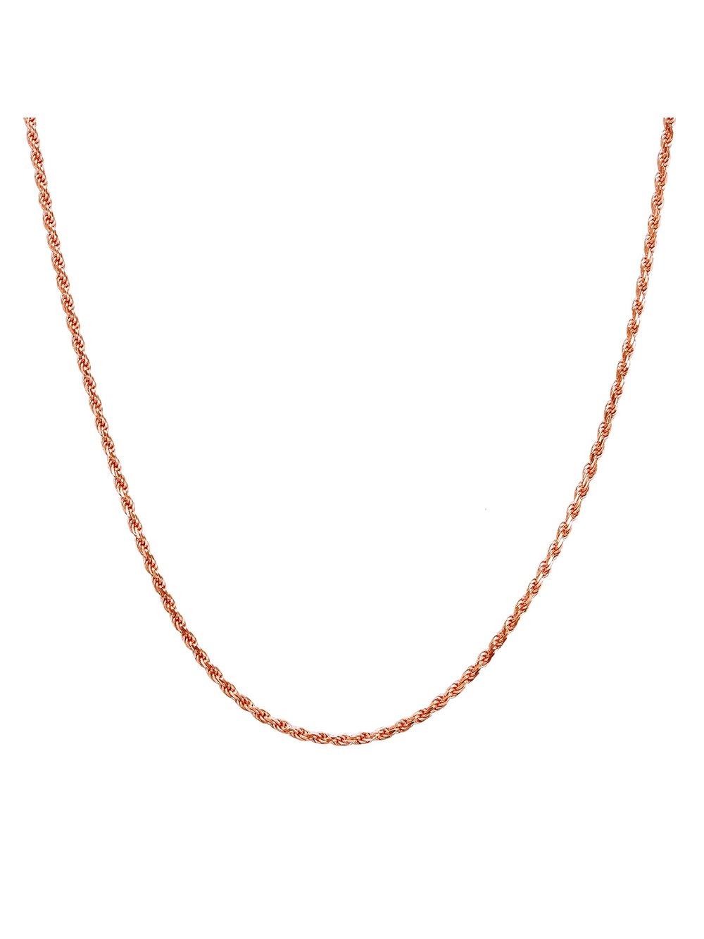 Glanzstücke München Halskette Damen Sterlingsilber roségold, 40