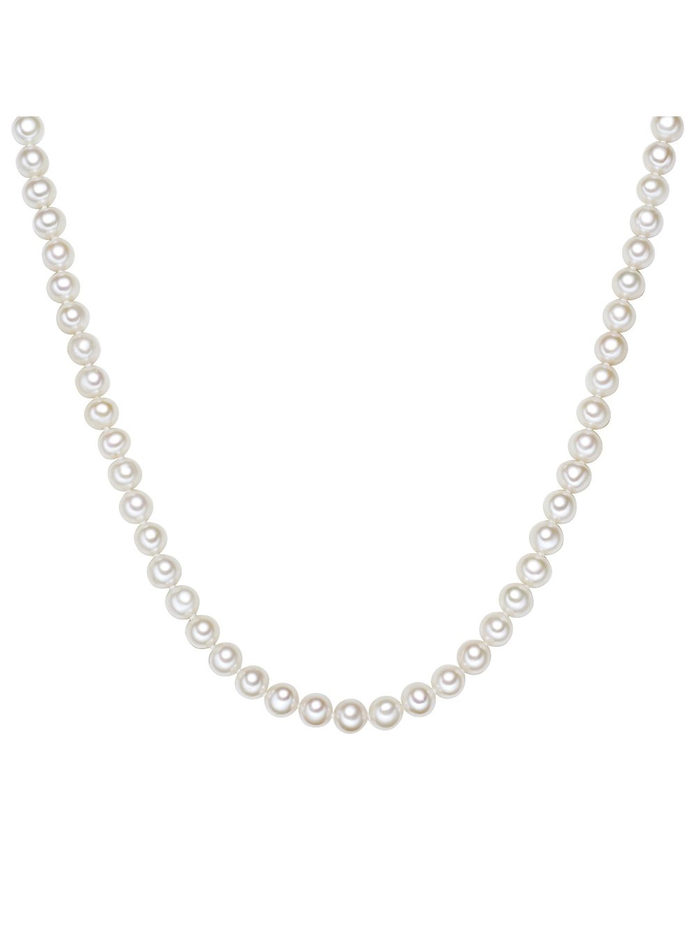 Valero Pearls Halskette Damen Perle weiß, 50