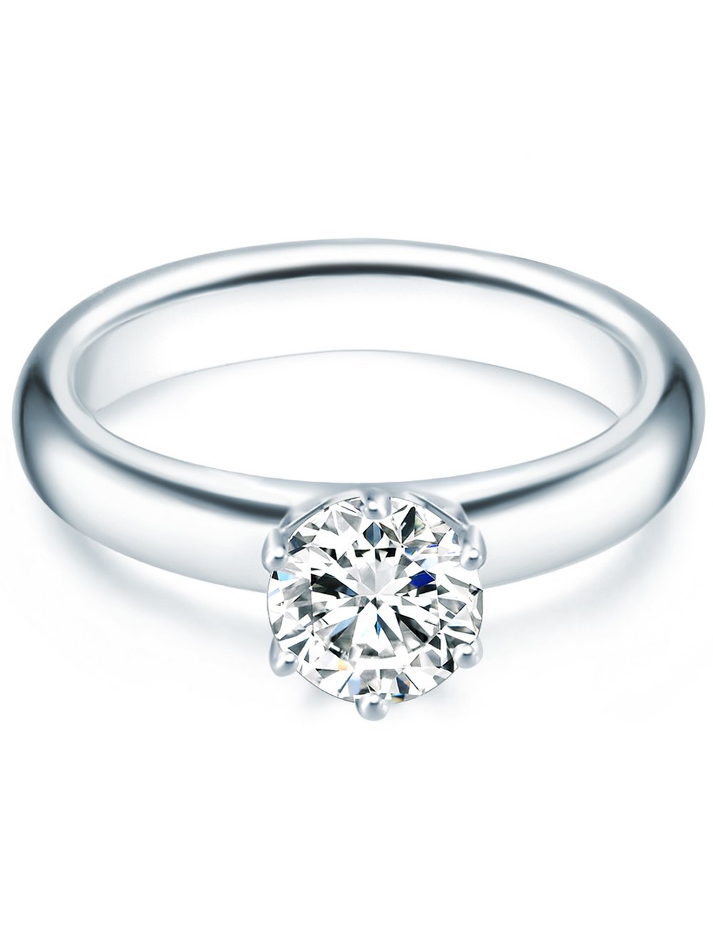 Trilani Ring Damen Sterlingsilber silber, 51