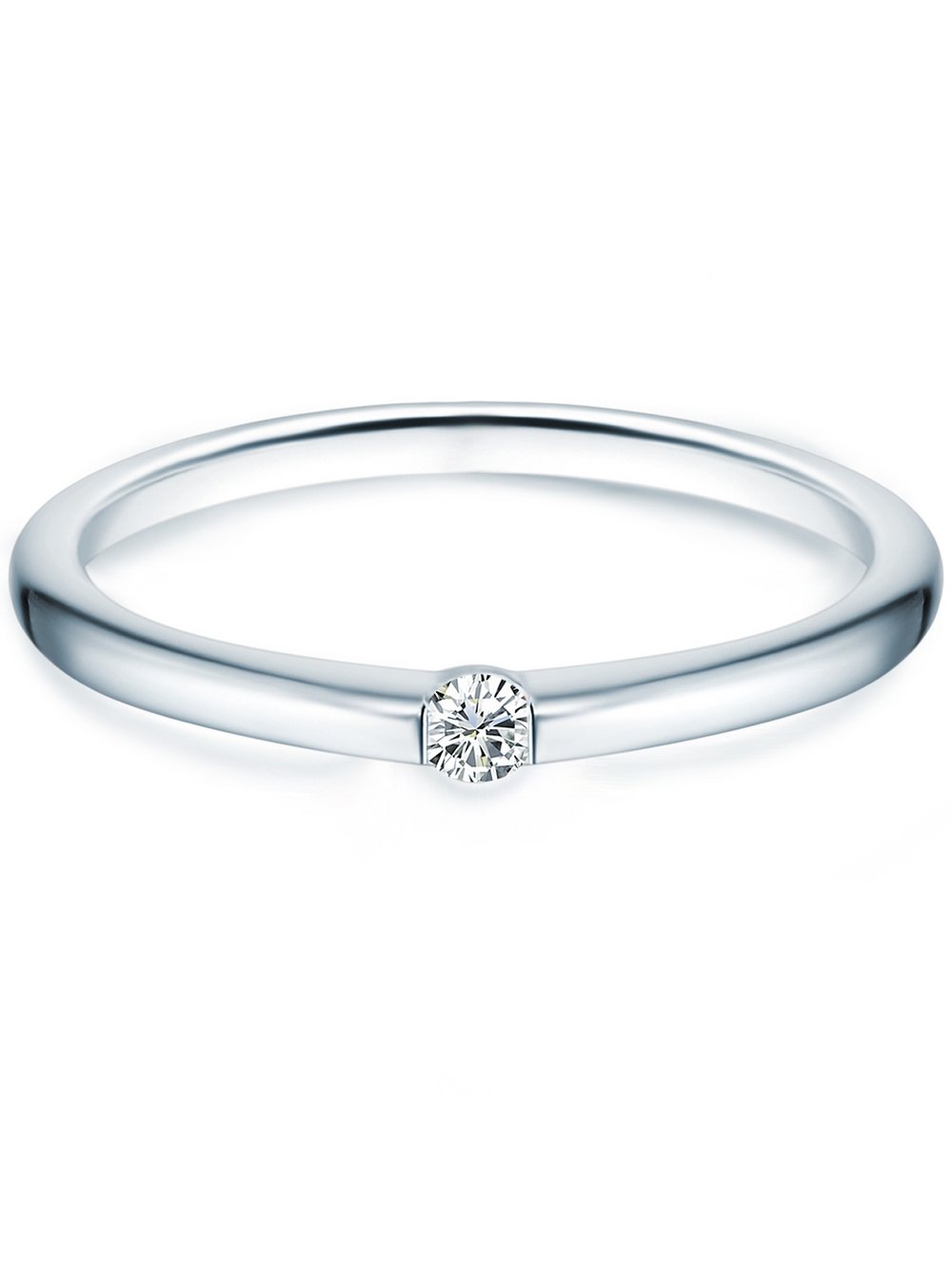 Trilani Ring Damen Sterlingsilber silber, 53