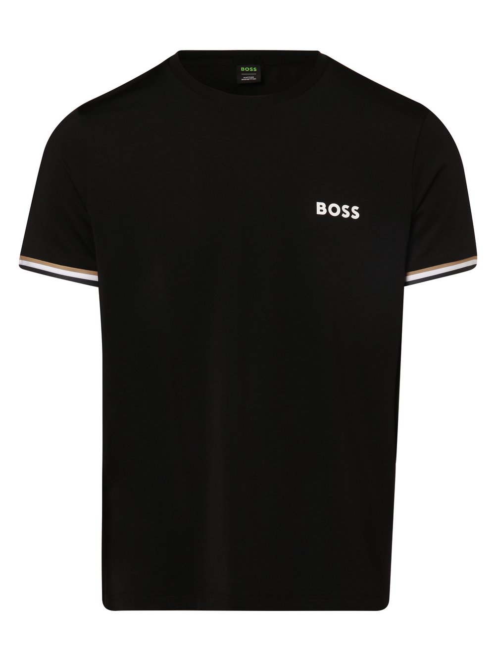 BOSS Green - T-shirt męski – Tee MB 2, czarny