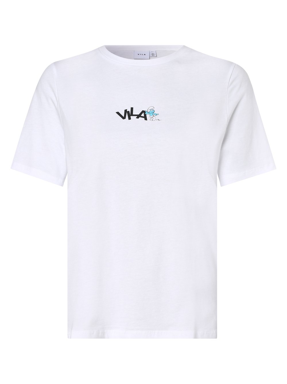 Vila - T-shirt damski – VISmurfy Lina, biały