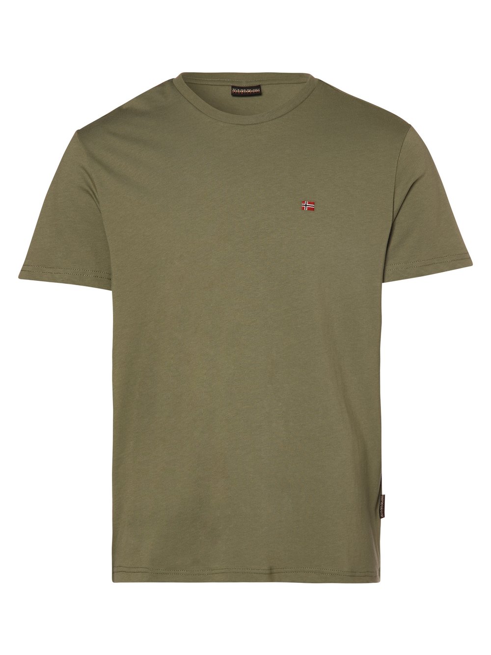 Napapijri - T-shirt męski – Salis C SS 1, zielony