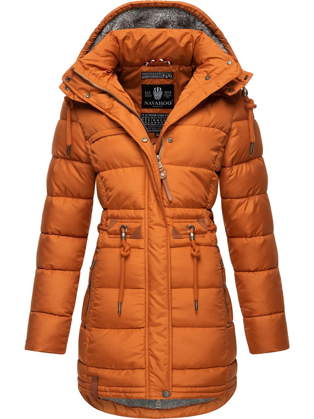 Navahoo Steppmantel Damen braun, XL