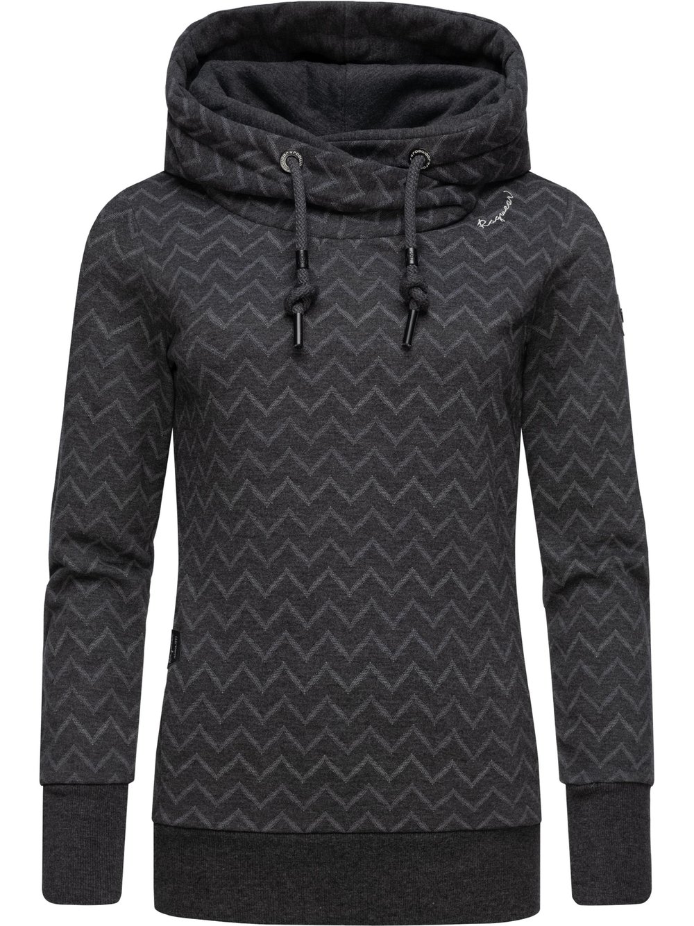 Ragwear Hoodie Damen Baumwolle grau, XS