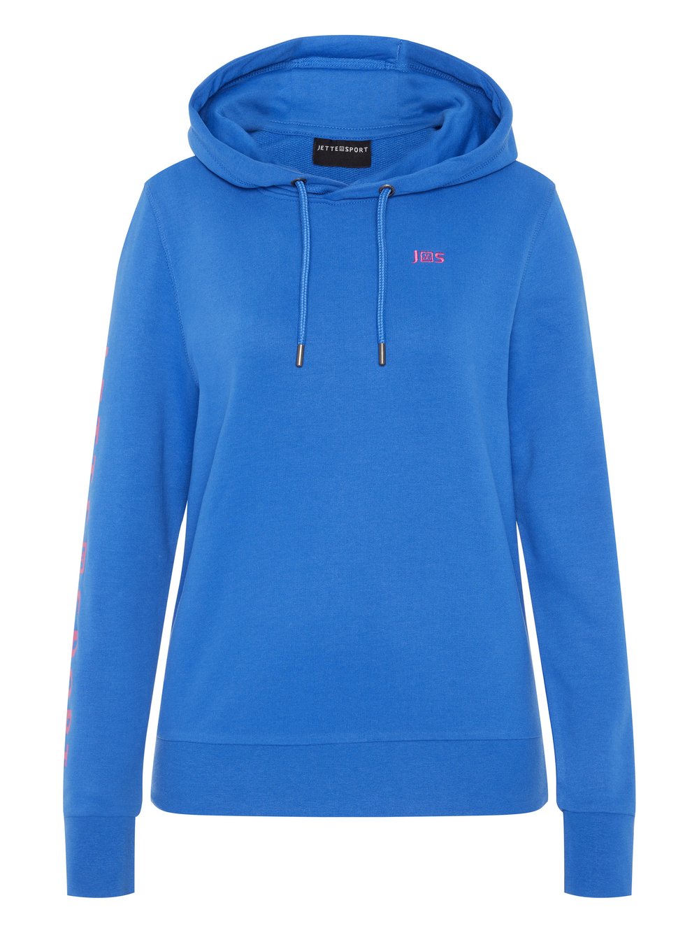 JETTE SPORT Kapuzensweatshirt Damen Baumwolle blau, 48-50