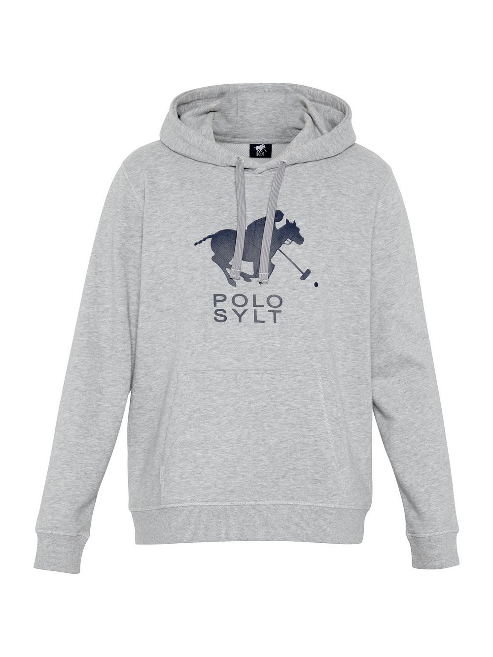 Polo Sylt Sweatshirt Herren Baumwolle grau bedruckt, XXL